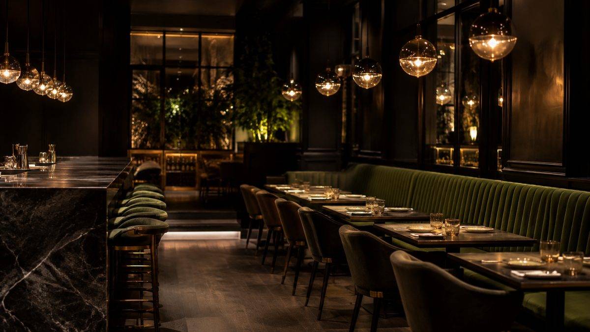 Finished restaurant interior delivered by 360 Group