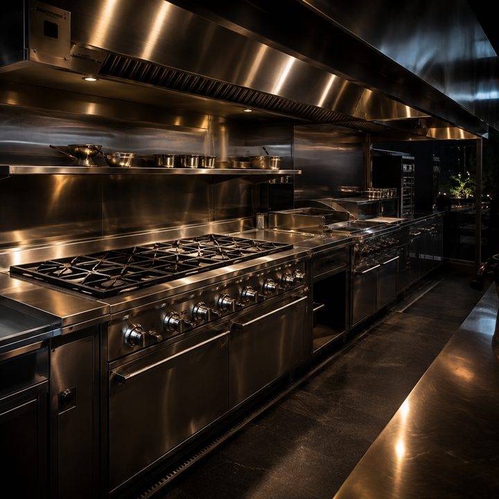 Stainless steel extraction canopy